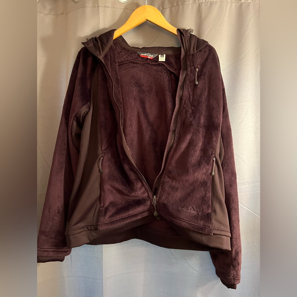 Eddie Bauer 365 Women’s Plush Zip Hooded Sweatshirt